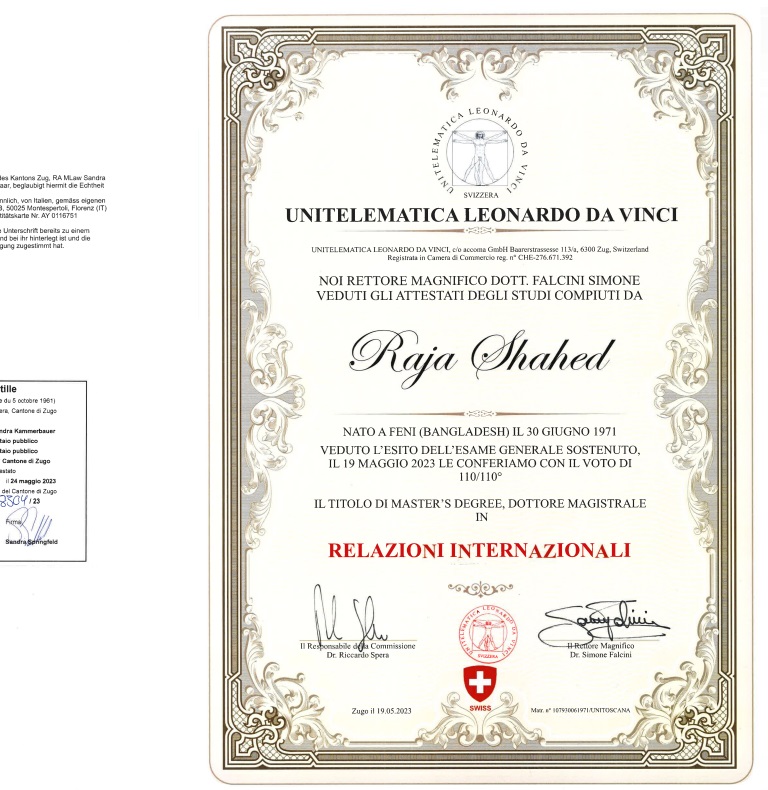 Master’s Degree in International Relations